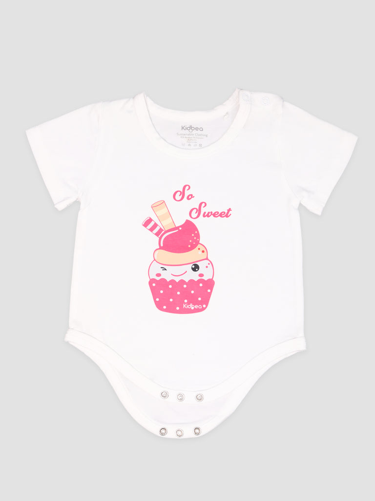 Bamboo Soft Fabric Onesie For Baby Girl | So Sweet