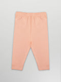 Organic Cotton Unisex Baby Co-ord Set – Soft Breathable Peach Tiger Print Full SleeveT-shirt & Pyjama for Infants