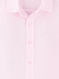Boys Linen Cotton Pastel Pink Shirt