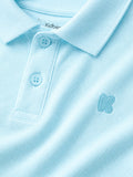 Boys Bamboo Fabric Sky Blue Polo T-Shirt