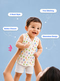 BambooTEC™ Bamboo Muslin Baby Jhabla – Alphabet Print