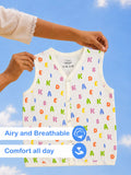 BambooTEC™ Bamboo Muslin Baby Jhabla – Alphabet Print