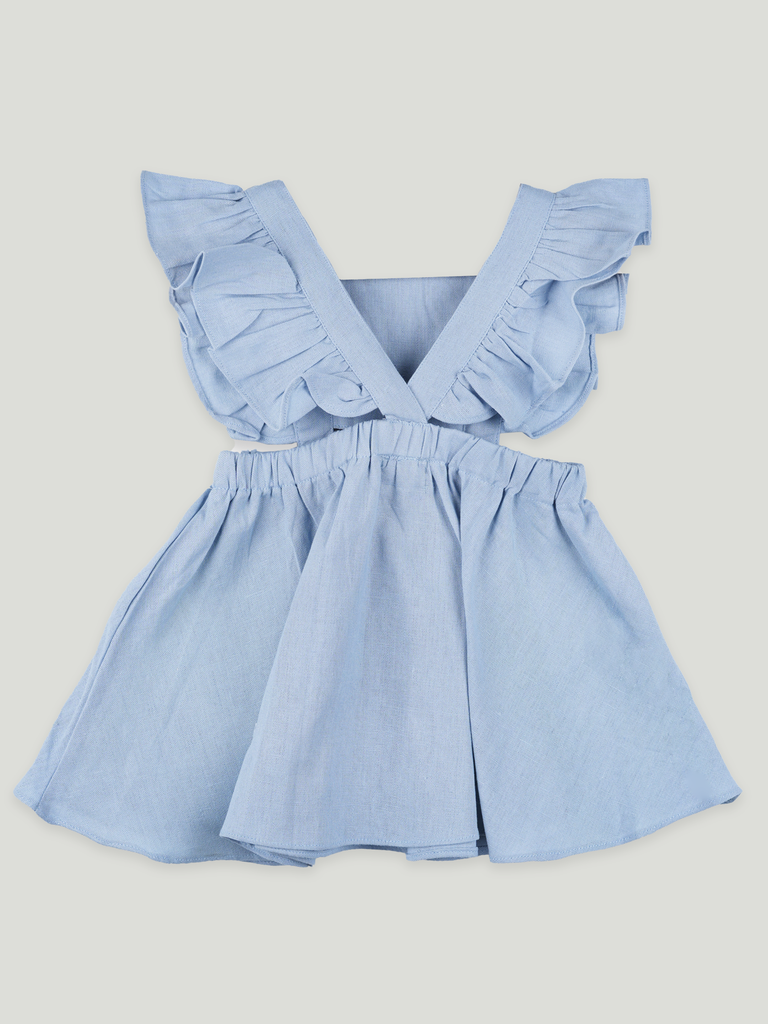 Baby Girl Frock with Bow Detail | 100% Organic cotton