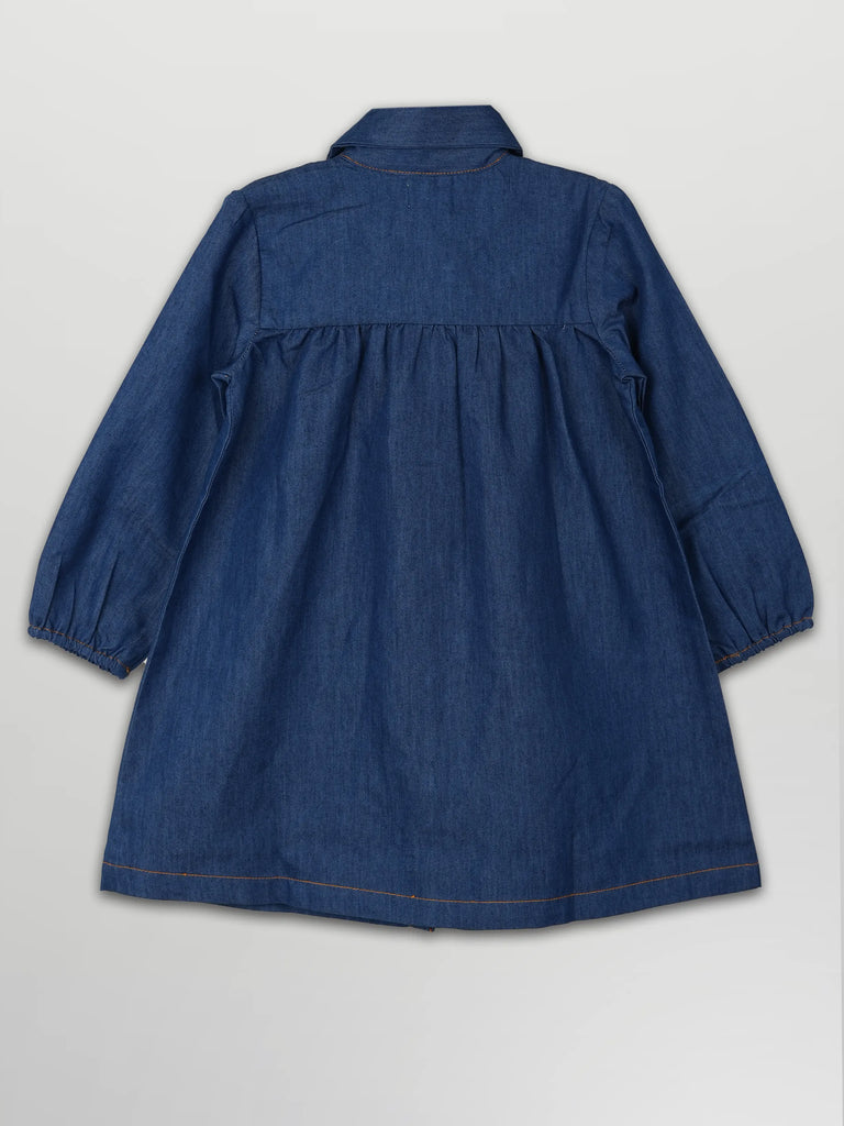 Baby Girl Denim Frock | Soft & Stylish Casual Wear
