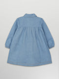 Baby Girl Light Denim Frock | Soft & Comfortable Casual Wear