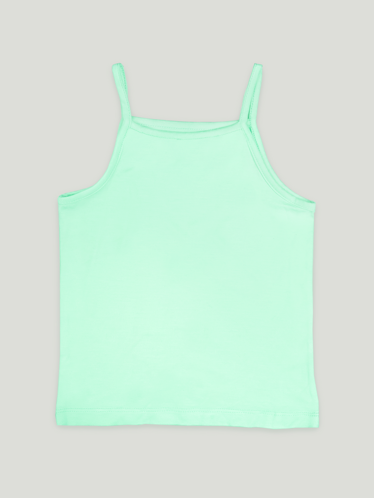 Mint Green Bamboo Camisole for Girls – Soft, Lightweight & Breathable
