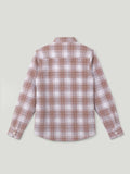 Boys Dusty Pink Checked Shirt | 100% Organic Cotton