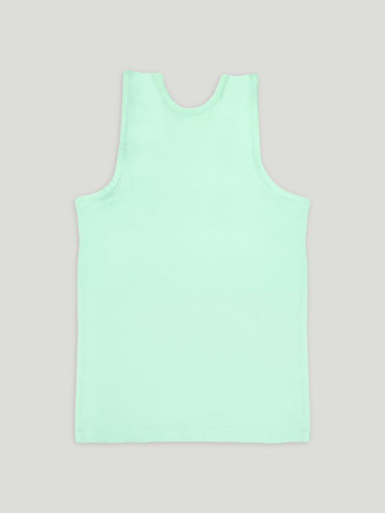 Mint Green Bamboo Vest for Boys – Soft Lightweight & Breathable