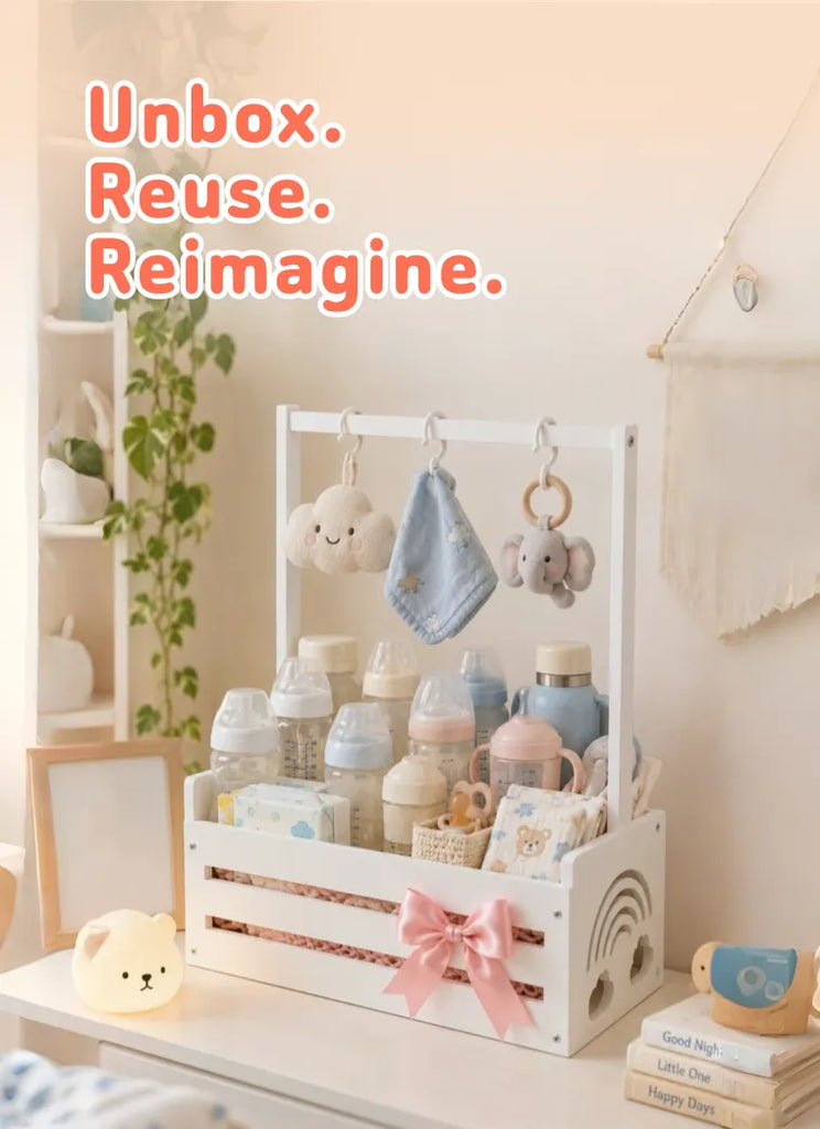 Birthday - Customizable Kids Gift Hamper for Boys & Girls – Clothing, Muslin Napkins, Socks & More