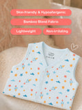 BambooTEC™ Bamboo Muslin Baby Jhabla – Rocket & Star Print