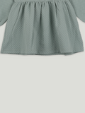 Baby Girl Full Sleeves Puff Sleeve Frock | 100% Organic Cotton