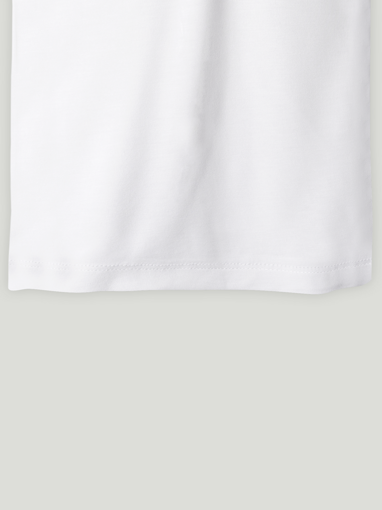 White Bamboo Vest for Boys – Soft Lightweight & Breathable