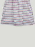 Baby Girls Multicolor Stripe Summer Frock | 100% Organic Cotton