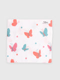 Kidbea Muslin Premium ultra Soft Napkin doubled layer Multicolor - Pack of 3 | Rainbow , Space & Butterfly