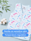 BambooTEC™ Bamboo Muslin Baby Jhabla – Crayon Print