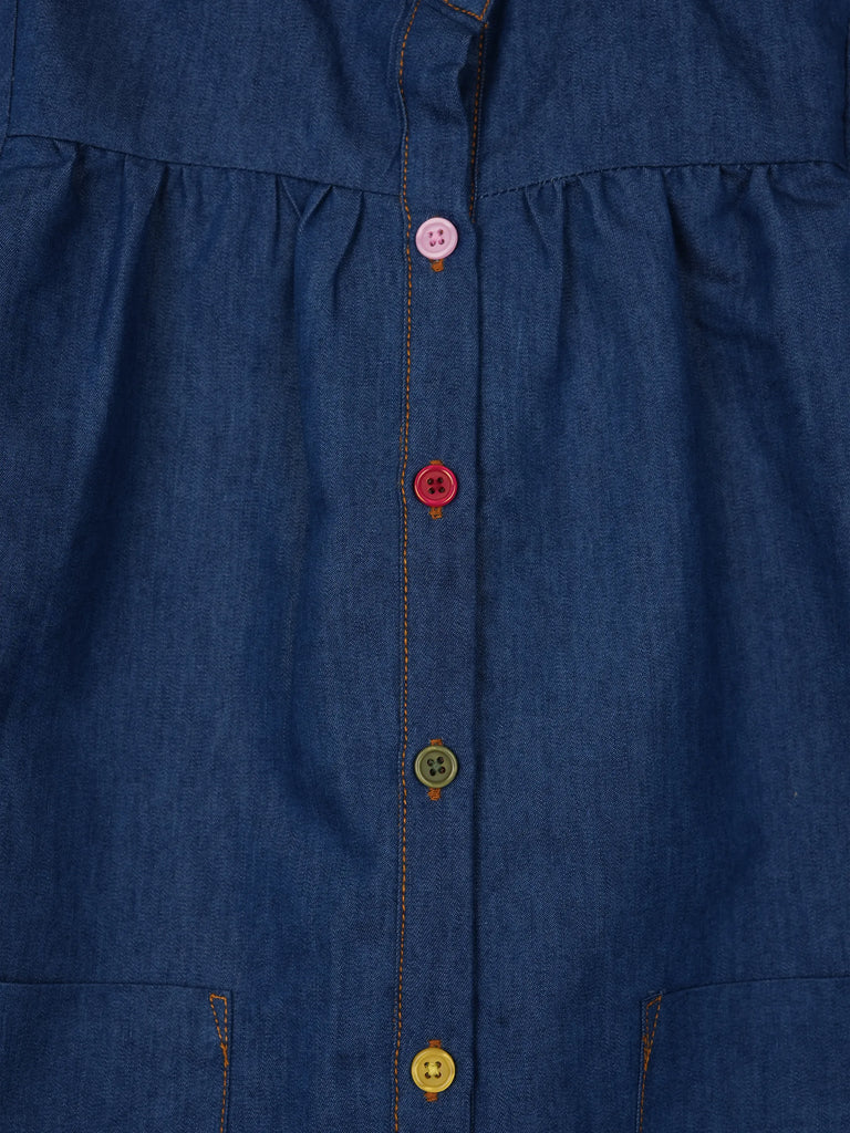 Baby Girl Denim Frock | Soft & Stylish Casual Wear