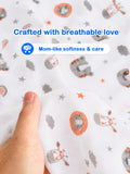 Organic Cotton Muslin Baby Napkin Pack of 5 – Soft & Breathable Baby Napkins