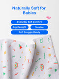 Organic Cotton Muslin Baby Napkin Pack of 3 – Soft & Breathable Baby Napkins