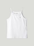 White Bamboo Camisole for Girls – Soft, Lightweight & Breathable