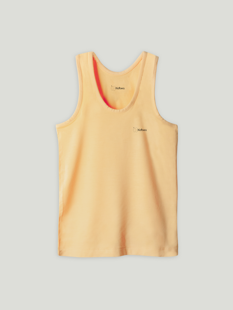 Peach Bamboo Vest for Boys – Soft Lightweight & Breathable