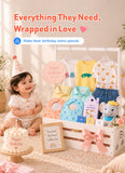 Birthday - Customizable Kids Gift Hamper for Boys & Girls – Clothing, Muslin Napkins, Socks & More