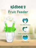 Kidbea Silicone Food/Fruit Nibbler for Baby, Infant (Blue, Pink, Orange & Green)