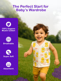 Premium Extra Soft Muslin Baby Jhabla | Cute Duck Print