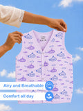 BambooTEC™ Bamboo Muslin Baby Jhabla Pack of 4 – Gaming, Alphabet, Numbers & Submarine Prints