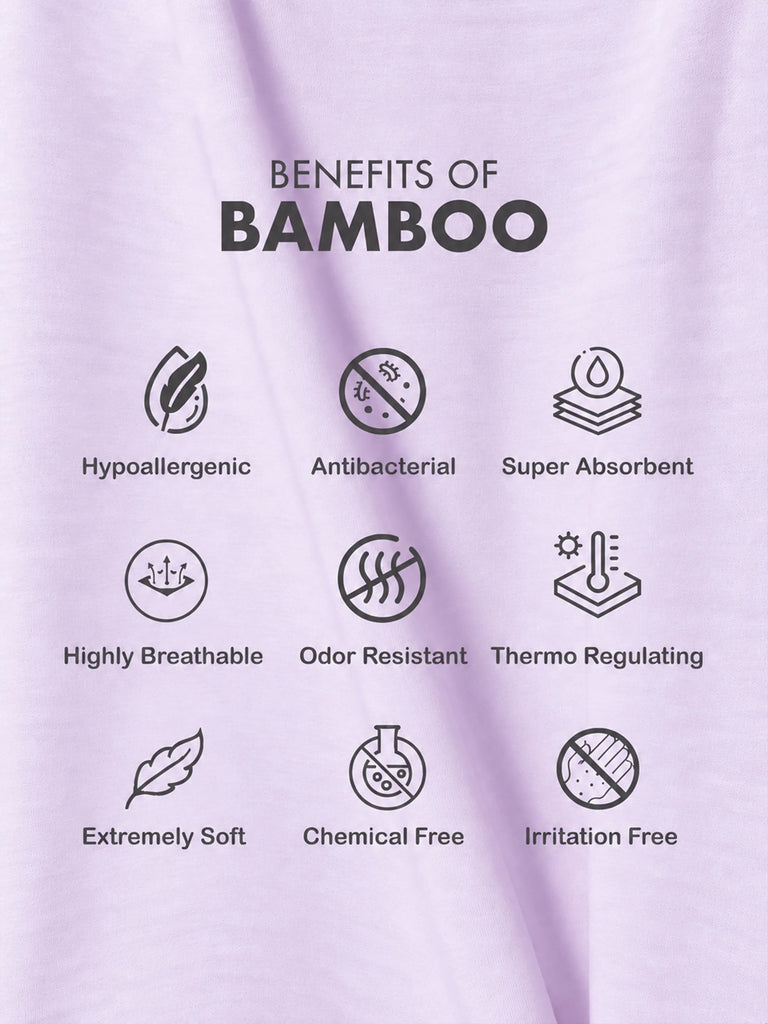 BambooTEC™ Bamboo Girls Camisole – Lavender Sleeveless Ruffle Camisole