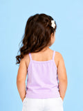 BambooTEC™ Bamboo Girls Camisole – Lavender Sleeveless Ruffle Camisole