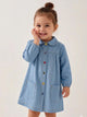 Baby Girl Light Denim Frock | Soft & Comfortable Casual Wear