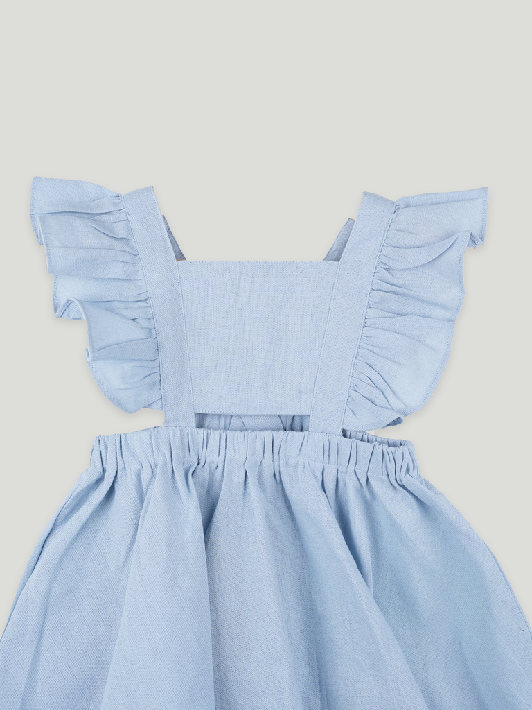 Baby Girl Frock with Bow Detail | 100% Organic cotton