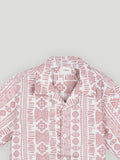 Boy Ethnic Print Half Sleeve Shirt | 100% Organic Cotton