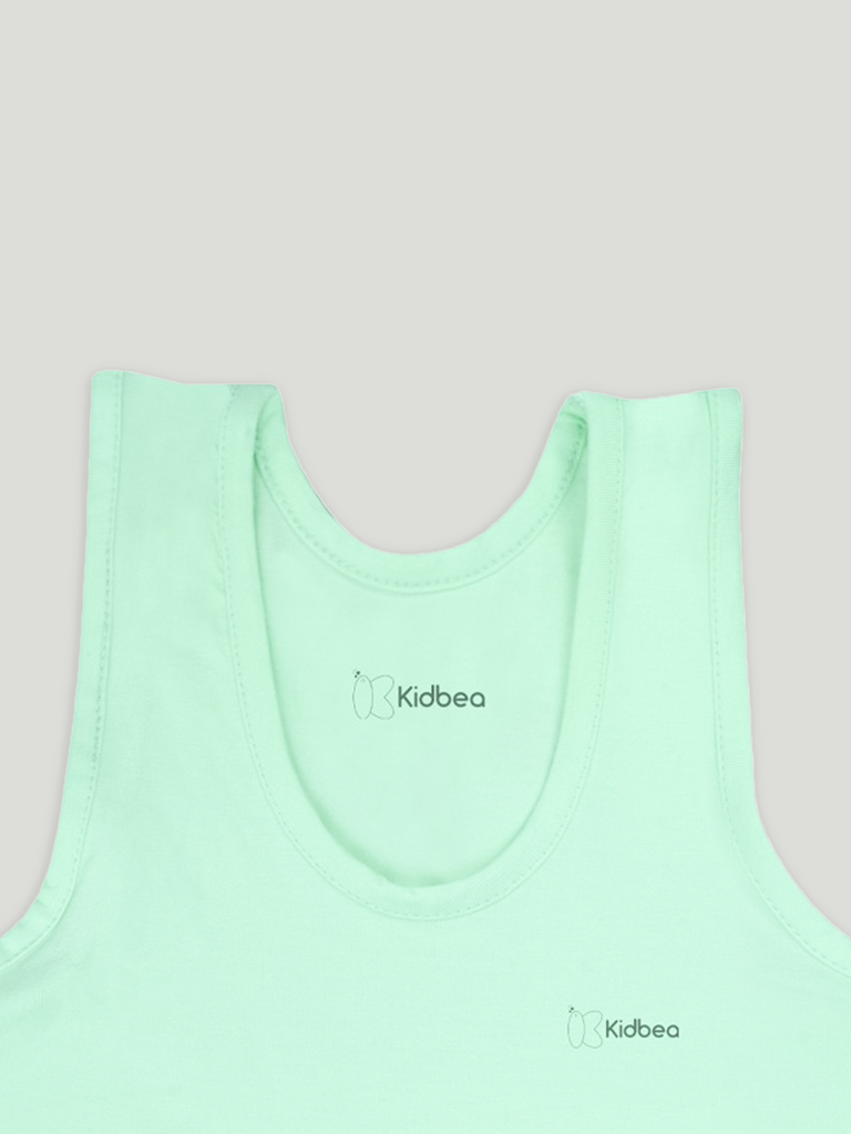 Mint Green Bamboo Vest for Boys – Soft Lightweight & Breathable