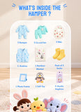 Sweetest Beginning New Born - Premium Customizable Baby Gift Hamper – Rompers, Co-ord Sets, Jhablas, Bamboo Blankets & More