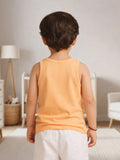 Peach Bamboo Vest for Boys – Soft Lightweight & Breathable