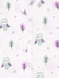 Kidbea 100 % Bamboo Fabric baby unisex Jhabla | Pack of 2 | Turtle & Owl