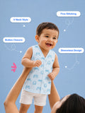 BambooTEC™ Bamboo Muslin Baby Jhabla – Gaming Print