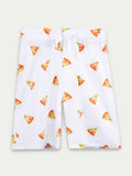 Organic Cotton Unisex Kids Co-ord Set – Soft Breathable Pizza Print T-Shirt & Shorts Set