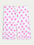 Organic Cotton Unisex Kids Co-ord Set – Soft Breathable Heart Print T-Shirt & Shorts Set
