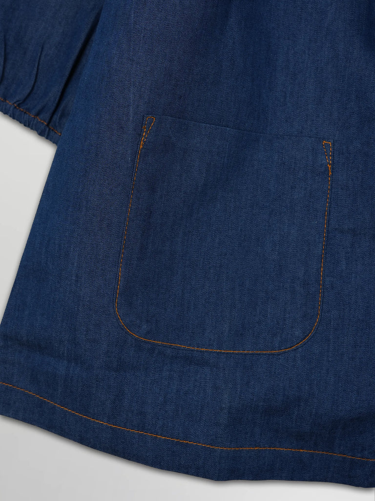 Baby Girl Denim Frock | Soft & Stylish Casual Wear