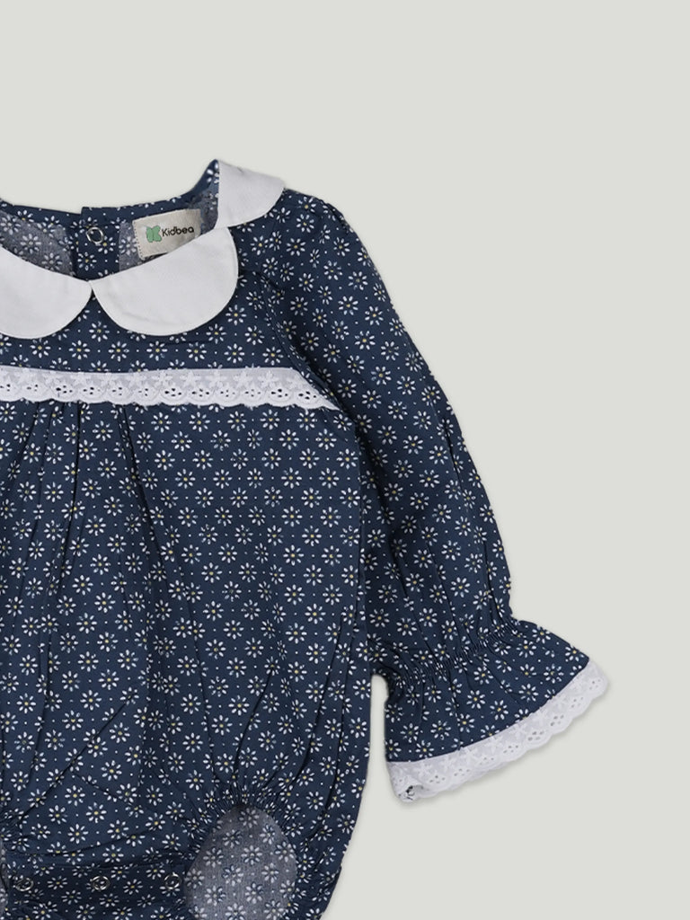 Baby Girl Ruffle Cotton Onesie | 100% Organic Fabric