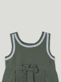 Baby Girl Casual Frock with Flower Detail