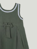 Baby Girl Casual Frock with Flower Detail