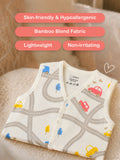 BambooTEC™ Bamboo Muslin Baby Jhabla – Road & Car Print