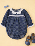 Baby Girl Ruffle Cotton Onesie | 100% Organic Fabric