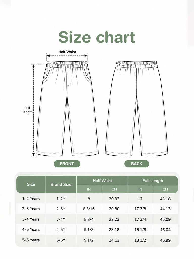 Boys Cotton Wide-Leg Pants – Comfortable Elastic Waist Casual Trousers