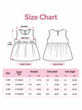 Girls Cotton Dress – Light Pink Sleeveless A-Line Dress with Bow Details