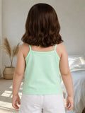 Mint Green Bamboo Camisole for Girls – Soft, Lightweight & Breathable