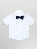 Baby Boy Formal Suspender Set | Shirt, Shorts & Bow Tie Outfit